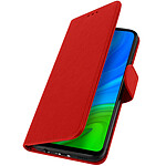 Avizar Étui pour Huawei P smart 2020 Clapet Portefeuille Support Vidéo  Rouge