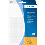 HERMA 3840 Etiquettes multi-usage 8 x 12 mm, blanc