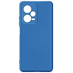 Avizar Coque pour Xiaomi Redmi Note 12 Pro Plus Silicone Semi-rigide Finition Douce au Toucher Fine  Bleu