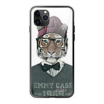 Evetane Coque en verre trempé iPhone 11 Pro Max Tigre Fashion