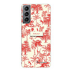 LaCoqueFrançaise Coque Samsung Galaxy S21 5G 360 intégrale transparente Motif Botanic Amour Tendance