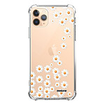 Evetane Coque iPhone 11 Pro anti-choc souple angles renforcés transparente Motif Marguerite