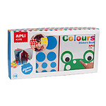 APLI Kit Mon premier livre avec des gommettes pour apprendre les couleurs