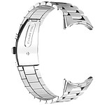 Avizar Bracelet pour Google Pixel Watch Maillons en Acier Inoxydable a Boucle Papillon  Argent