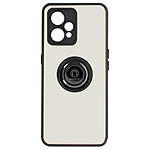 Avizar Coque pour Realme 9 Pro Plus et 9 4G Bi-matière Bague Métallique Support Vidéo  Noir