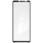 Avizar Verre Trempé pour Sony Xperia 10 V et 10 VI Dureté 9H Anti-traces  Transparent Contour noir