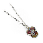 Harry Potter - Pendentif et collier plaqué argent Gryffindor Crest