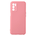 Avizar Coque Oppo A16 et Oppo A16s Silicone Semi-rigide Finition Soft-touch Fine Rose