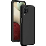 BigBen Connected Coque pour Galaxy A12 Rigide en Silicone Soft Touch Noir