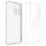 Avizar Coque Xiaomi Poco M4 Pro 5G / Redmi Note 11S 5G Souple Verre 9H Transparent