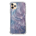 Evetane Coque iPhone 11 Pro anti-choc souple angles renforcés transparente Motif Lune Attrape Rêve