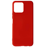 Avizar Coque pour Honor X8 Silicone Semi-rigide Finition Soft-touch Fine  Rouge