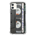 Evetane Coque iPhone 11 anti-choc souple angles renforcés transparente Motif Cassette