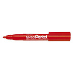 PENTEL marqueur permanent GREEN-LABEL NN50, rouge x 12