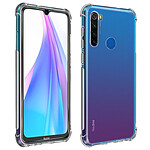 Avizar Pack Protection Xiaomi Redmi Note 8T Coque + Film Verre Trempé Transparent