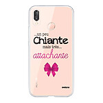 Evetane Coque Huawei P20 Lite silicone transparente Motif Un peu chiante tres attachante ultra resistant