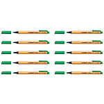 STABILO Stylo Feutre GREENpoint Pointe large 0,8 mm Vert x 10