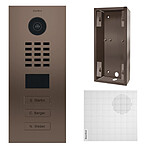 Doorbird - Portier vidéo IP 3 sonnettes - Doorbird D2103BV Bronze