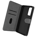 Avizar Housse pour Xiaomi 12 Lite Clapet Portefeuille Fonction Support Vidéo  gris