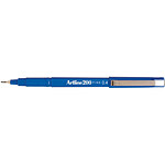 ARTLINE Stylo Feutre 200 Permanent Indélébile Pointe 0,4 mm Bleu x 12