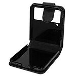 Avizar Coque pour Samsung Galaxy Z Flip 3 Clapet avec Languette Magnétique  Noir