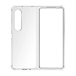 Avizar Coque pour Samsung Galaxy Z Fold4 Rigide Contour Souple Coins Renforcés  Transparent