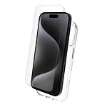 Myway Pack de Protection 2 en 1 pour iPhone 16 Plus Souple Transparent