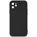 Avizar Coque pour iPhone 11 Silicone Mat Protection Caméra Noir