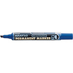 PENTEL Marqueur permanent MAXIFLO NLF60 Bleu x 12