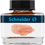 SCHNEIDER Flacon en verre 15 ml Encre liquide pour stylo plume Pastel Abricot