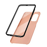 Avizar Coque pour Samsung Galaxy A13 5G et A04s Intégrale Arrière Rigide Transparent et Avant Souple  Rose