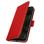 Avizar Etui folio Rouge Porte-Carte pour Samsung Galaxy J6 Plus