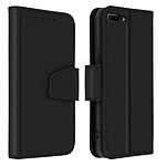 Avizar Housse iPhone 7 Plus / 8 Plus Cuir Porte-carte Fonction Support Premium noir