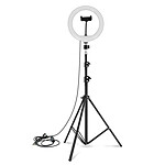 Avizar Ring Light 25cm 3 Eclairages avec Support Téléphone Rotatif Trépied réglable