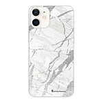 LaCoqueFrançaise Coque iPhone 12 mini 360 intégrale transparente Motif Marbre gris Tendance