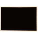 BI-OFFICE Tableau noir bois naturel, 400 x 300 mm, noir