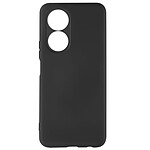 Avizar Coque pour Honor X7 Silicone Semi-rigide Finition Soft-touch Fine  Noir