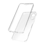 Avizar Coque pour Samsung Galaxy A03 Core Intégrale Arrière Rigide Transparent et Avant Souple  transparent