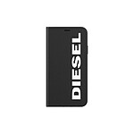 Diesel Étui Folio pour iPhone 11 Pro Max Gamme Booklet avec Emplacements des Cartes Noir