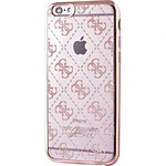 Guess Coque pour iPhone 6/6S Semi-rigide en TPU Transparent