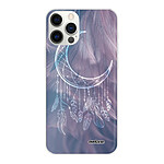 Evetane Coque iPhone 12/12 Pro 360 intégrale transparente Motif Lune Attrape Rêve Tendance