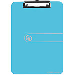 HERLITZ Porte-bloc easy orga to go, format A4, bleu transparopaque en plastique