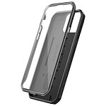 Supcase Coque Intégrale pour iPhone 15 Pro Antichoc Clip Ceinture Béquille  Noir