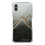 LaCoqueFrançaise Coque iPhone X/Xs anti-choc souple angles renforcés transparente Motif Trio Forêt