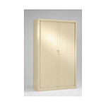 VINCO Armoire Monobloc H160xL100xP43 cm 3T Beige (1015) Rideaux Beige