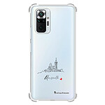 LaCoqueFrançaise Coque Xiaomi Redmi Note 10 Pro Silicone antichocs Solides coins renforcés  transparente Motif Marseille Notre Dame