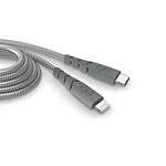 Force Power Câble Ultra-renforcé USB C/Lightning 3m - 3A Gris