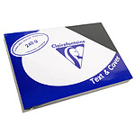 CLAIREFONTAINE Paquet de 100 Couvertures reliure Text&Cover 240g A4 210x297 mm Noir x 5