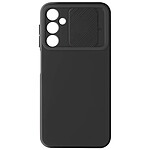 Avizar Coque pour Samsung Galaxy A25 5G Silicone Cache Caméra Coulissant Noir