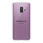 LaCoqueFrançaise Coque Samsung Galaxy S9 Plus 360 intégrale transparente Motif Marseille mon amour Tendance